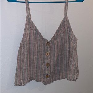 Multi colored crop top